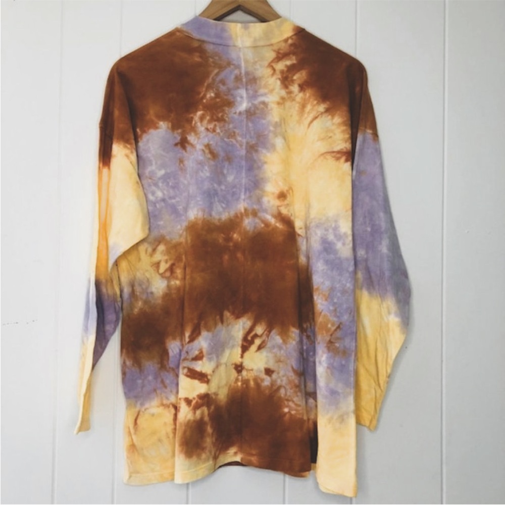 Free People/We The Free - Be Free Tie-Dye Long Sleeve Tee (Oversized) NWT - Picture 9 of 14